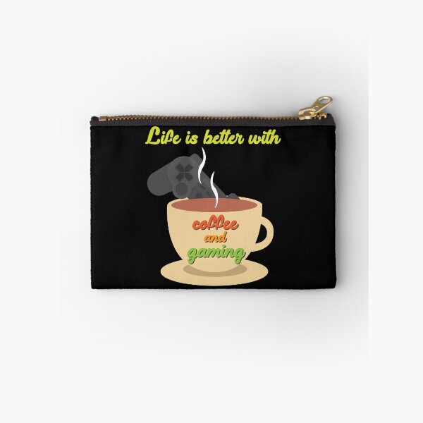 Item preview, life is better with coffee and gaming designed and sold by flakoart.