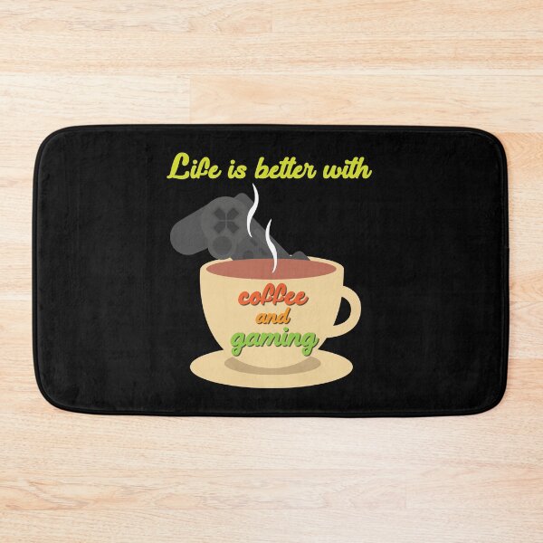 Item preview, life is better with coffee and gaming designed and sold by flakoart.