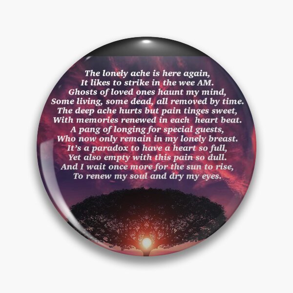 Item preview, The Lonely Ache designed and sold by Emilyromrell.