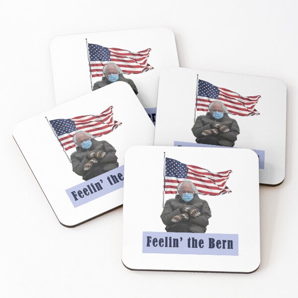 Item preview, Bernie cute mitones Feel the Bern meme USA inaguration 2021 funny designed and sold by Paintingladycat.