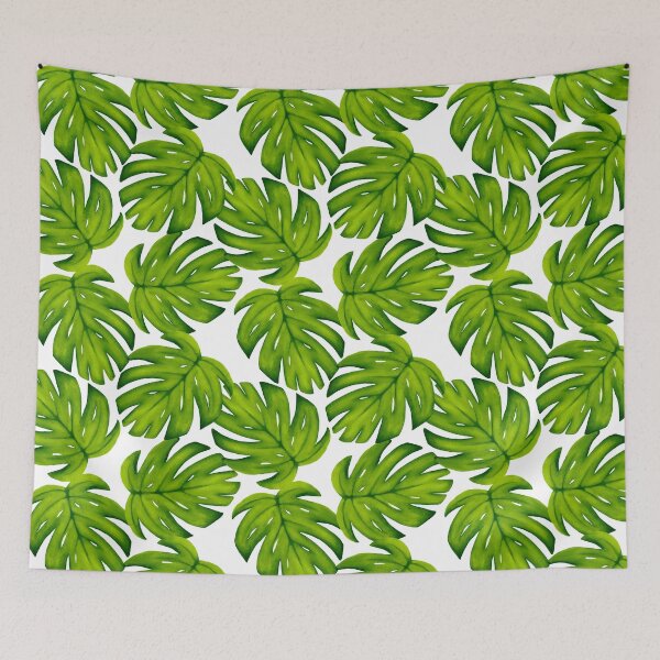 Item preview, Monstera Deliciosa Green Leaf Pattern designed and sold by Kraina.