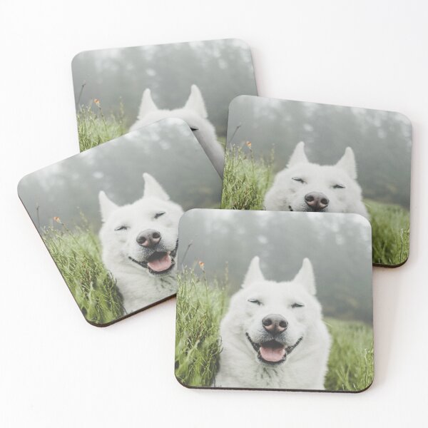 Item preview, Snow Husky Smiling Selfie designed and sold by Alladin7.