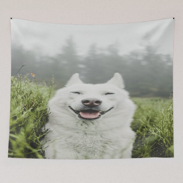 Item preview, Snow Husky Smiling Selfie designed and sold by Alladin7.