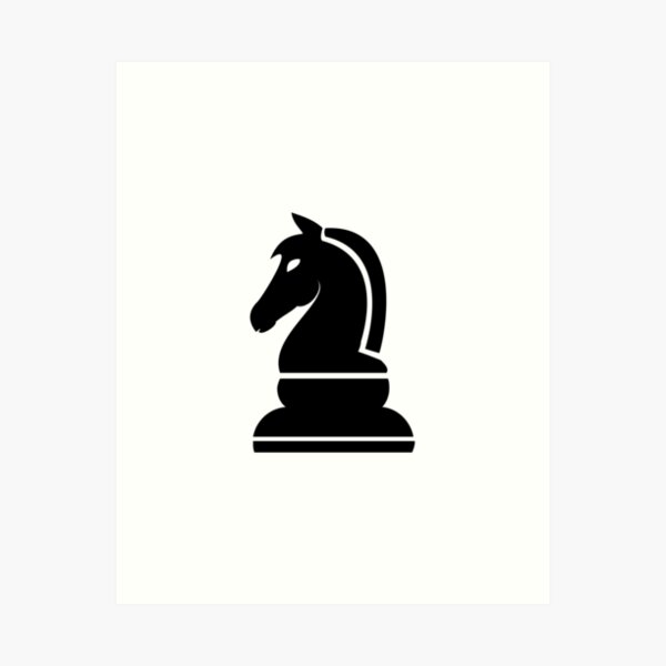 Horse black head silhouette of a chess piece Free Icon