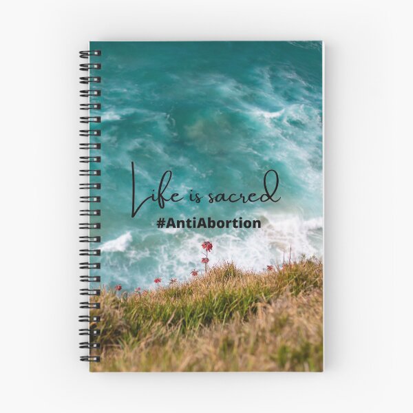 Item preview, Life Is Sacred #AntiAbortion Beach Meadow Background designed and sold by ChristianCoding.