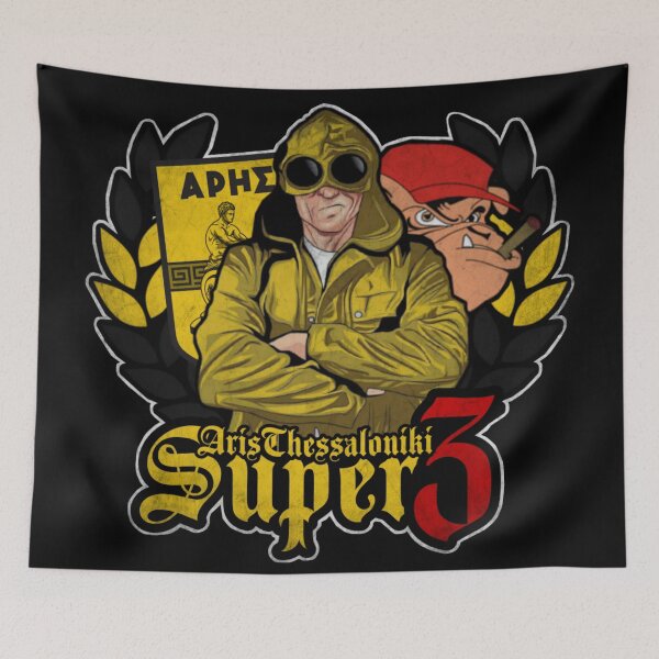 Item preview, Aris Thessaloniki Super 3 designed and sold by NicosiaChamps26.