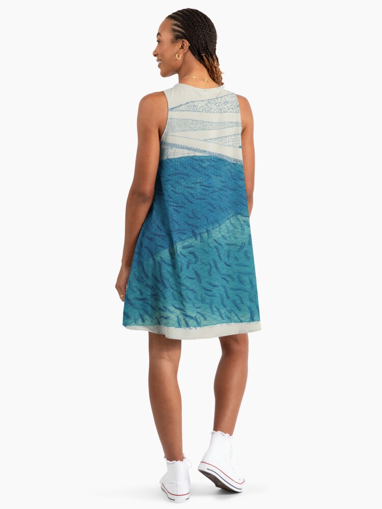 David Hockney Not the Same Pool Print" A-Line Dress for Sale by Freshfroot  | Redbubble