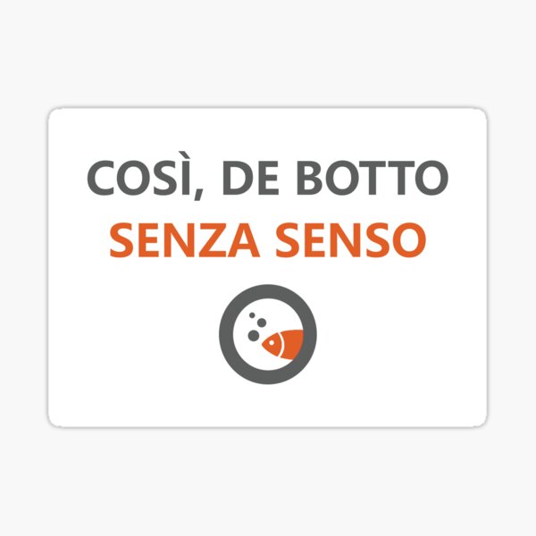 Vista previa del artículo con la obra «Così, de botto, senza senso - Boris», diseñado y vendido por Madalpaca92.