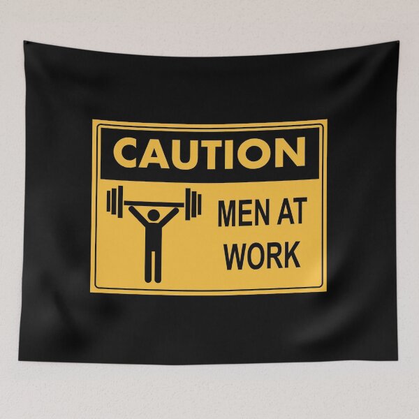 Item preview, Caution men at work designed and sold by m4xi88.