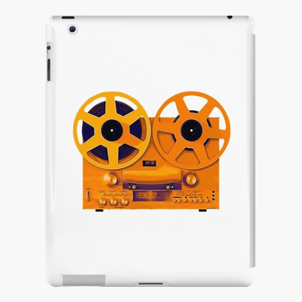 Reel to Reel track tape recorder - vintage Green version iPad