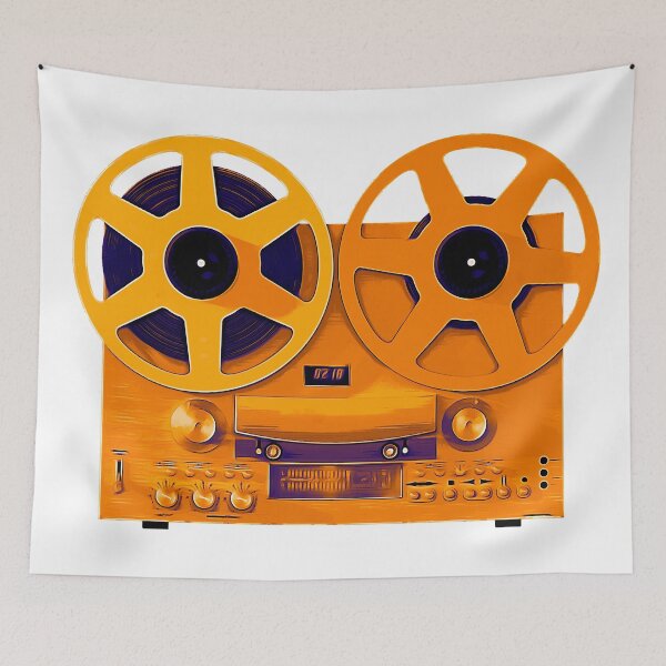 Item preview, Reel to Reel track vintage tape recorder Orange version designed and sold by PeterADesign.