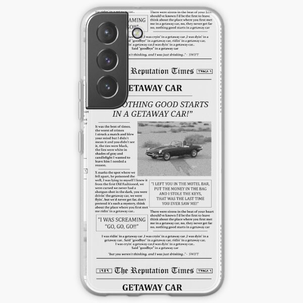 Getaway Car Newspaper Samsung Galaxy Soft Case