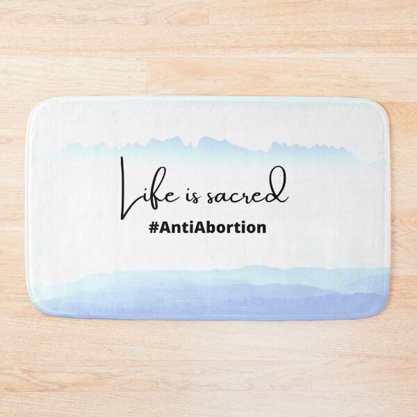 Item preview, Life Is Sacred #AntiAbortion Baby-Blue Mountain Background designed and sold by ChristianCoding.