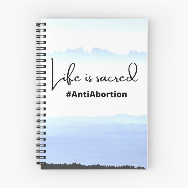 Item preview, Life Is Sacred #AntiAbortion Baby-Blue Mountain Background designed and sold by ChristianCoding.