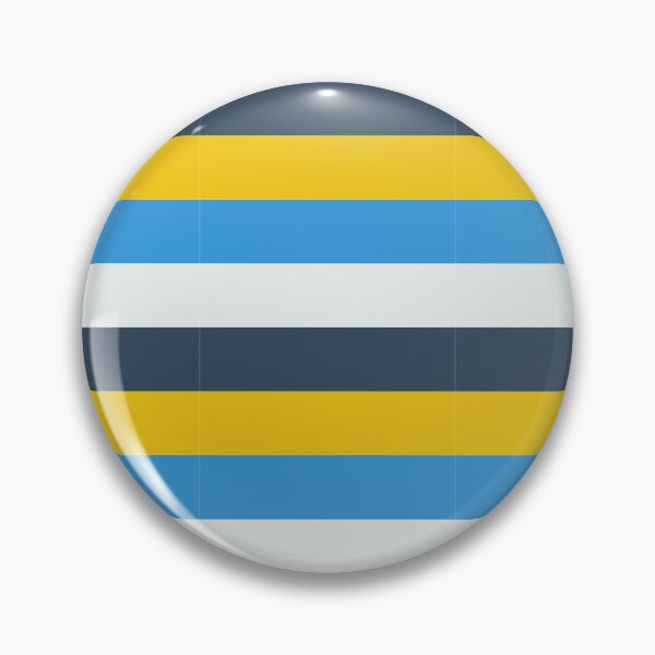 Item preview, Blue yellow modern minimalist stripe pattern designed and sold by TalBright.