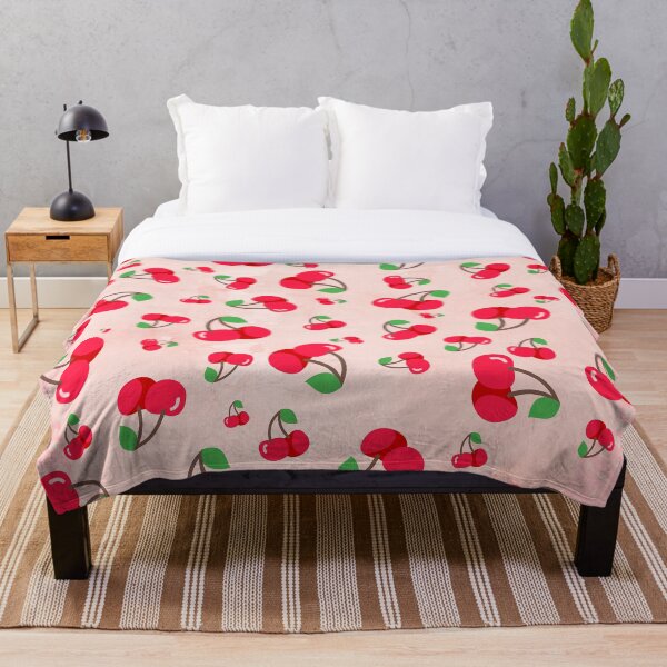 Item preview, Cherry Pattern on Pastel Laced Background designed and sold by DesignByCris.