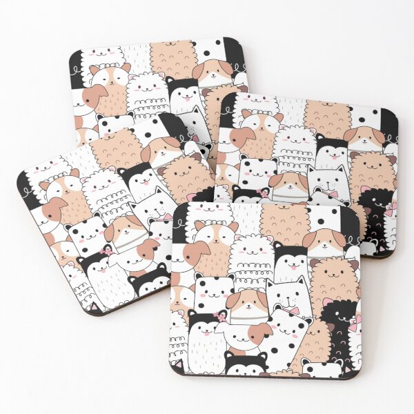 Item preview, Cute Animals Seamless Pattern designed and sold by bestoffers.