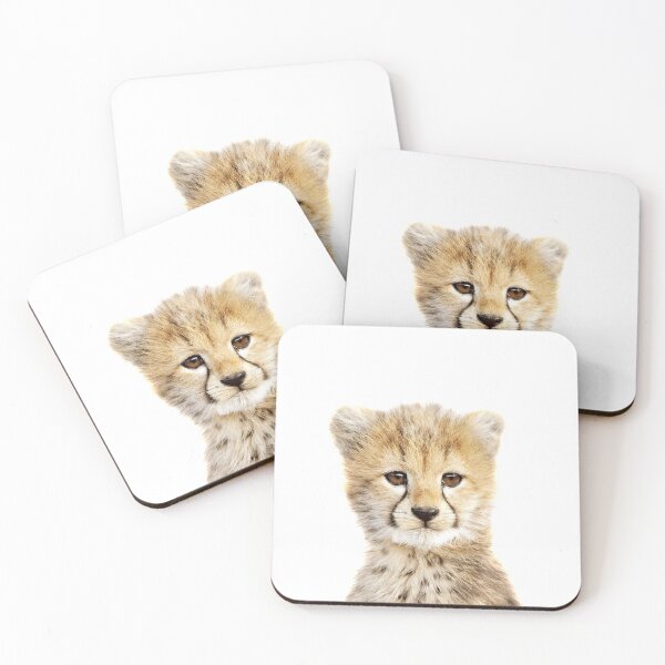 Item preview, Baby Cheetah Art Print, by Zouzounio Art designed and sold by zouzounioart.