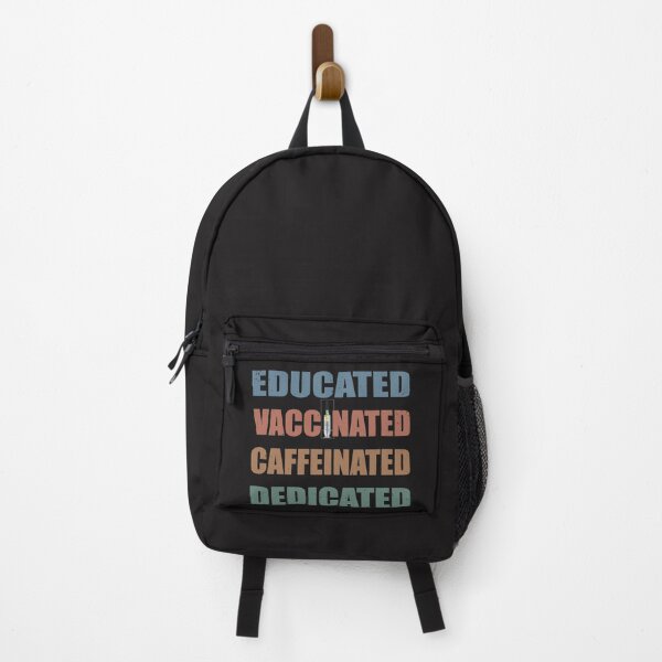 Item preview, Educated Vaccinated Caffeinated Dedicated Shirt, Vaccinated AF T-Shirts, COVID Shirt, Covid Vaccine Shirt, Nurse Shirt, Gift for doctor tee designed and sold by Ristinga.