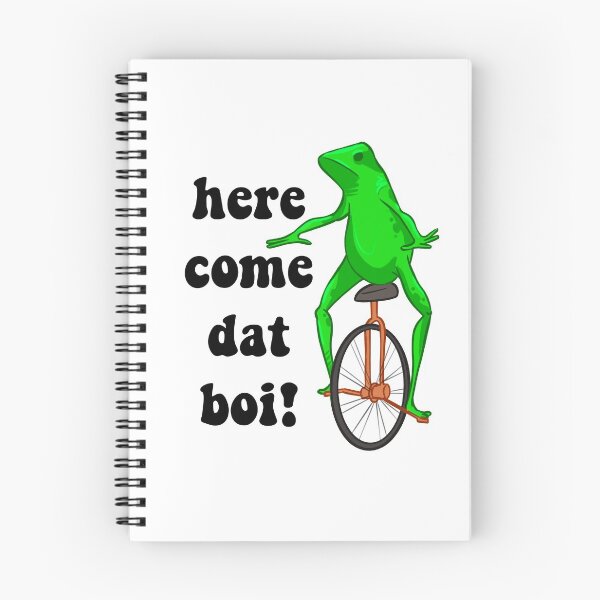Item preview, Here Come Dat Boi Meme Frog designed and sold by GalaxyChicken.