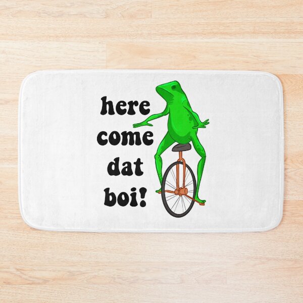 Item preview, Here Come Dat Boi Meme Frog designed and sold by GalaxyChicken.