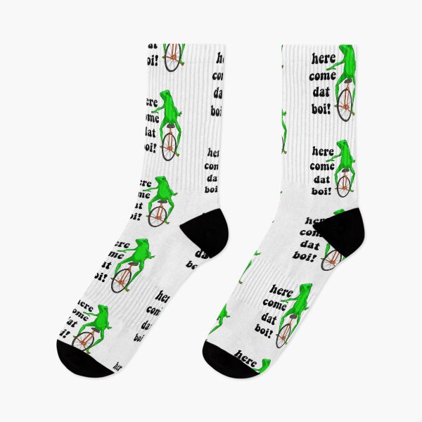 Item preview, Here Come Dat Boi Meme Frog designed and sold by GalaxyChicken.