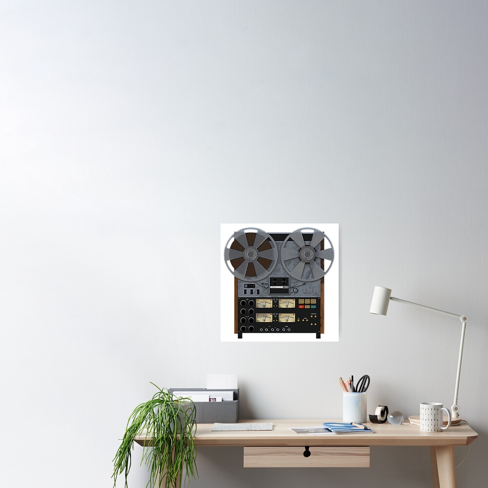 Reel to Reel multitrack tape recorder Photographic Print for Sale by  PeterADesign