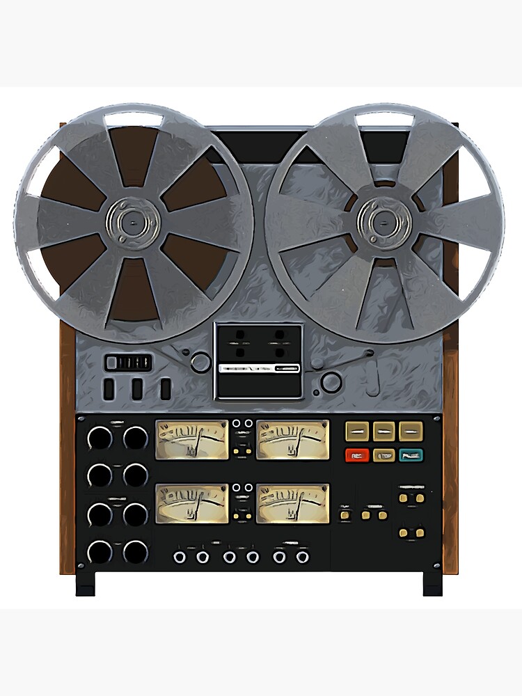 Reel to Reel multitrack tape recorder Photographic Print for Sale