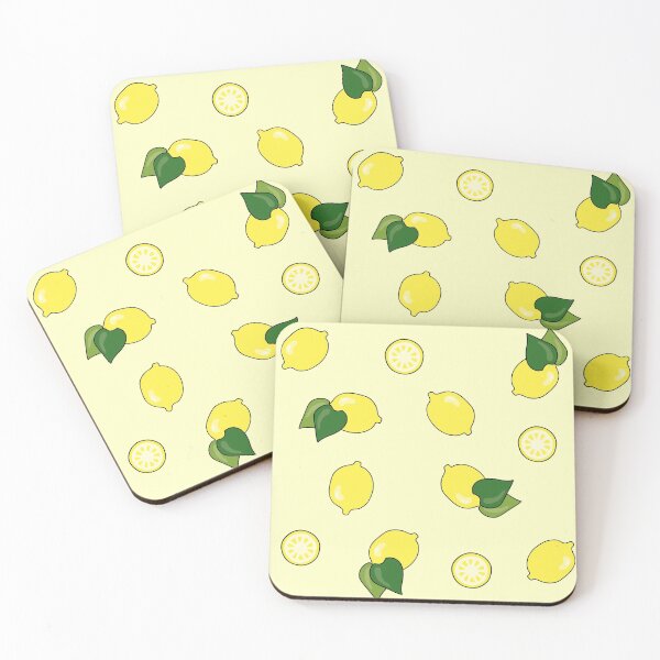 Item preview, Lemons pattern designed and sold by TrueType.