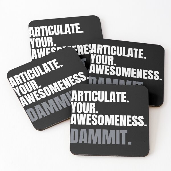 Item preview, aRTICULATE yOUR aWEsOMEnESS designed and sold by Fierce-Fabulous.