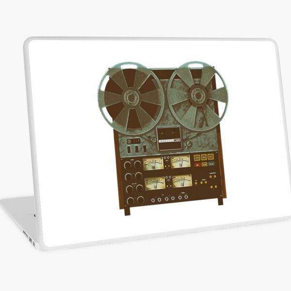 Reel to Reel track vintage tape recorder Orange version | Poster