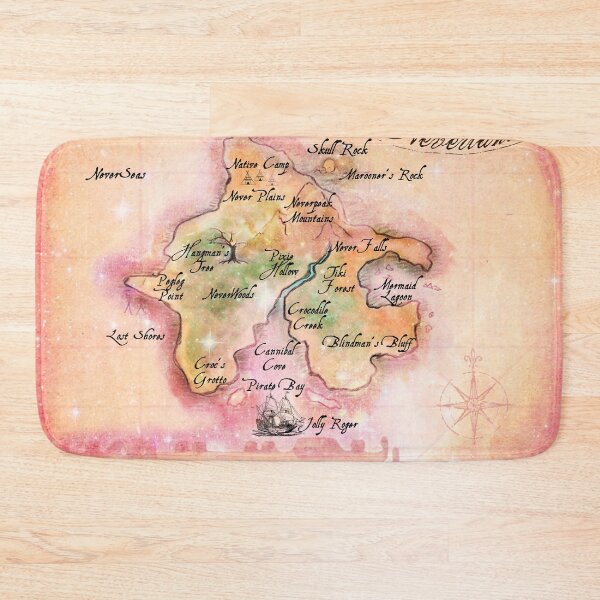 Item preview, Jessica's wedding Neverland map Final designed and sold by Sophersgreen.