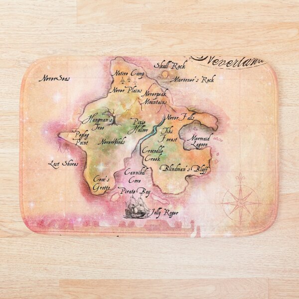 Item preview, Jessica's wedding Neverland map Final designed and sold by Sophersgreen.