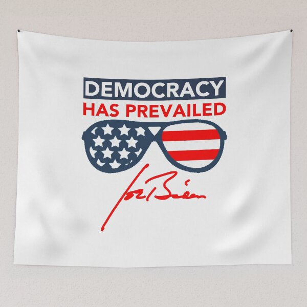 Item preview, Joe Biden - Democracy has Prevailed - Signature designed and sold by Thelittlelord.
