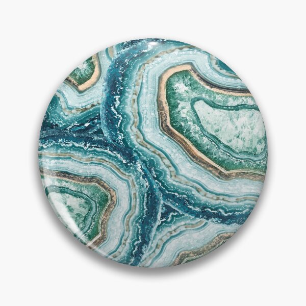 Item preview, Geode Agate Slice Turquoise designed and sold by sassypastels.