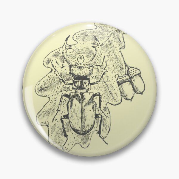 Item preview, European stag beetle -Lucanus cervus -bugs designed and sold by StudioViArt.