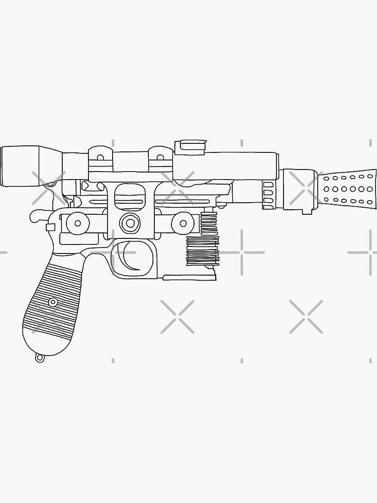 Star Wars Blaster Decal