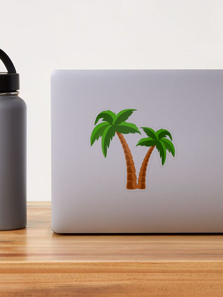 Palm Trees Digital Drawing Sticker for Sale by BrittSombroek