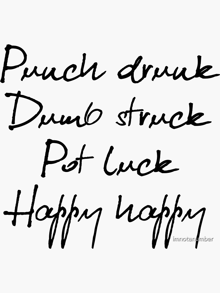 "Wolf Alice Blush" Sticker for Sale by imnotanumber Redbubble