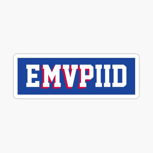 EMVPIID - Blue Sticker