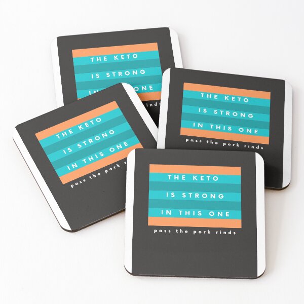 Item preview, THE KETO IS STRONG IN THIS ONE pass the pork rinds (blue/orange) designed and sold by Le Plus Three.