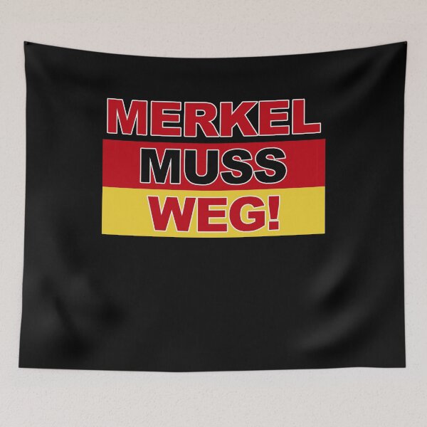Item preview, Merkel Has To Go Current Politics Is Dictatorship. designed and sold by Renergie.