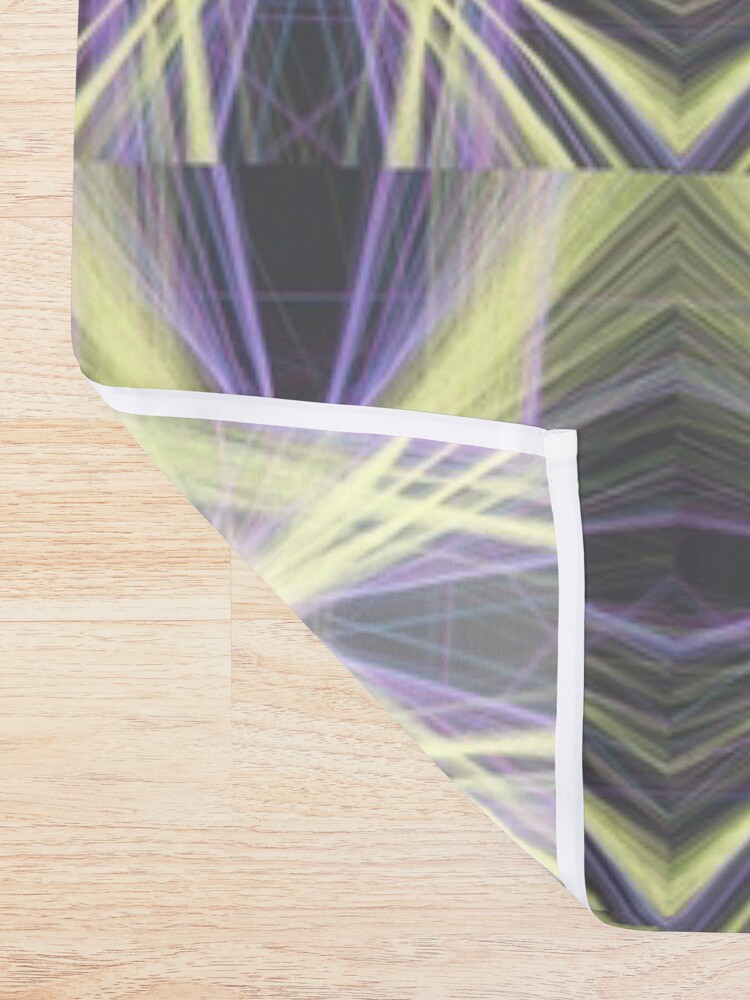 Alternate view of Linify Yellow butterfly Shower Curtain