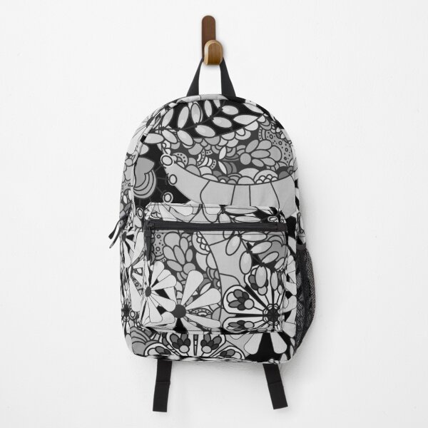 Item preview, Black and white Bohemian floral design. designed and sold by LaBellCreative.