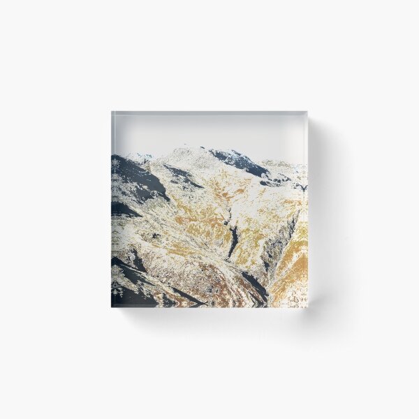 Crinkle Crags from Pike O Blisco Acrylic Block