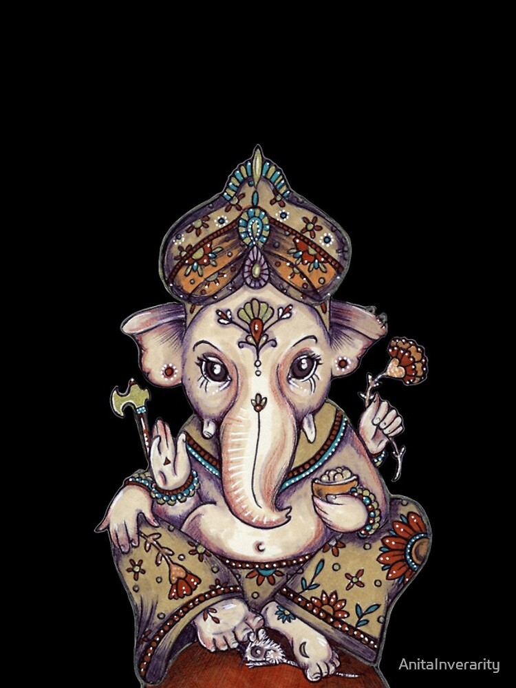 Thumbnail 4 of 4, iPhone Case, Ganesha designed and sold by AnitaInverarity.