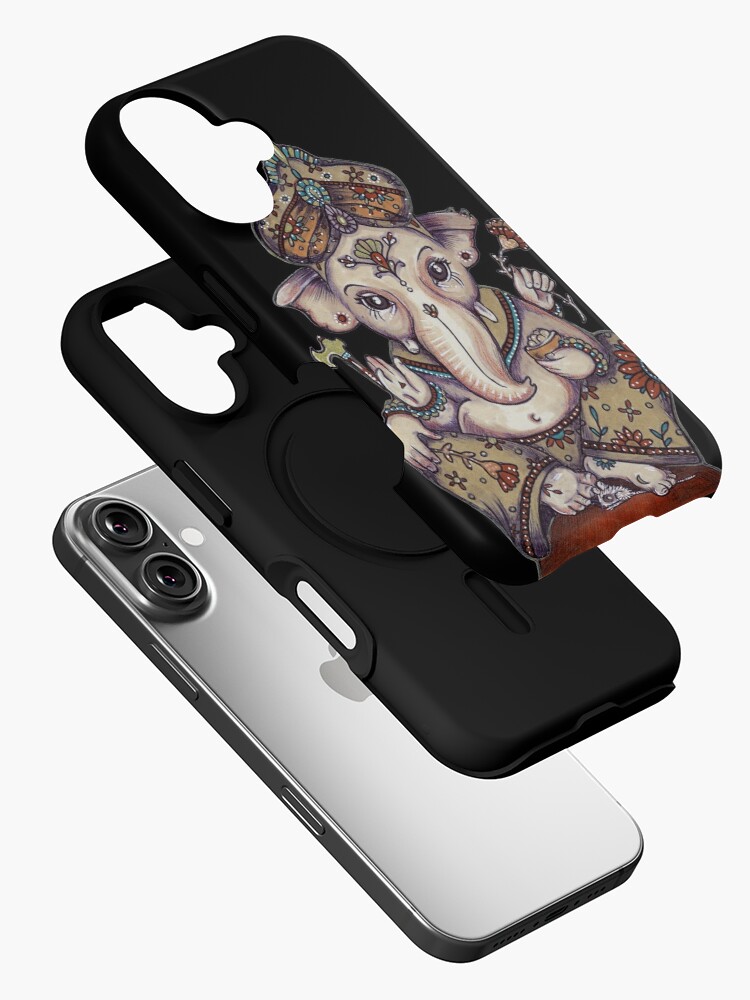Thumbnail 2 of 4, iPhone Case, Ganesha designed and sold by AnitaInverarity.