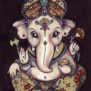 Artwork thumbnail, Ganesha by AnitaInverarity