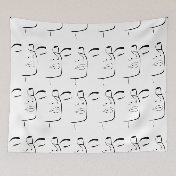 Item preview, Woman Face Outline designed and sold by StrideOrDie.