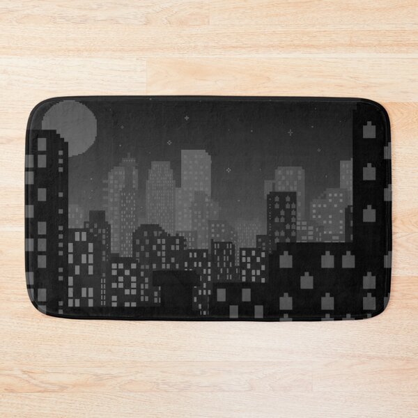 Item preview, noir pixel city  designed and sold by SoulButler.